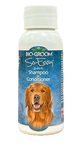 Bio-Groom So Easy 2 in 1 Shampoo & Conditioner - Dog & Puppy Shampoo and Conditioner, Detangling Dog Wash for Grooming, Soap Free, 12:1 Concentration - Refreshing Fruit Scent - 59 ml