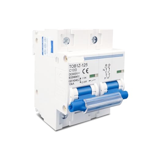 Disyuntor 2P DC 80A 600V para interruptor principal de batería solar 6