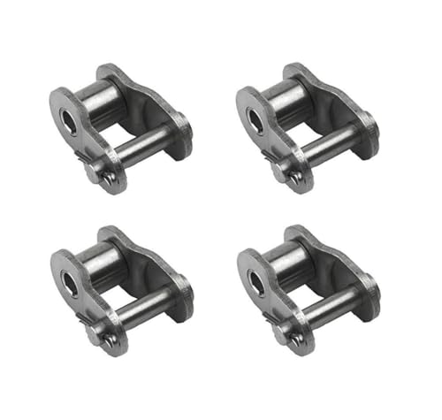 Jeremywell 35 SS Stainless Steel Roller Chain Offset Link (4PCS)