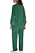 ReachMe Womens 2 Piece Lounge Sets Oversized Fall Outfits Cardigan Sweaters Wide Leg Pants Knit Matching Set Tracksuits (Dark Green,M)