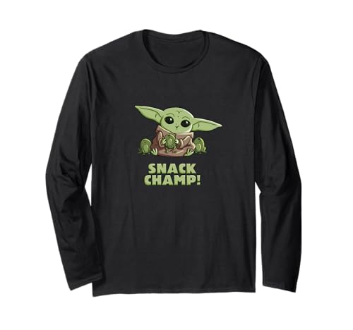 T-shirt Star Wars Grogu manches longues vêtement Mandalorian coton geek