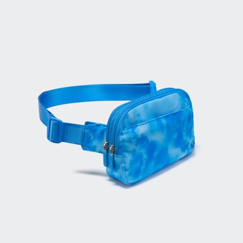 Image of Pander Nylon Fanny Pack Belt Bag for Women with 5 Zipper Pockets | Nylon belt bag with five zippered pockets, a dedicated card slot and an adjustable strap for crossbody or waist wear