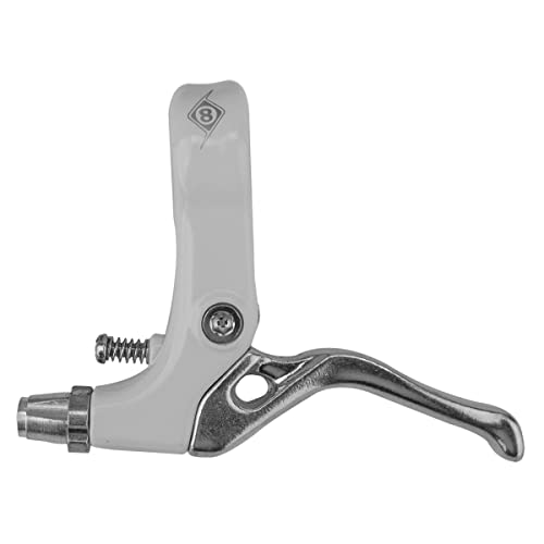 Origin8 Mini Trigger Brake Lever, LH, White/Silver