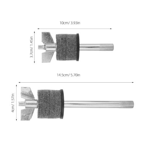 Extensión de soporte para platillos de batería 2 piezas miniatura 2
