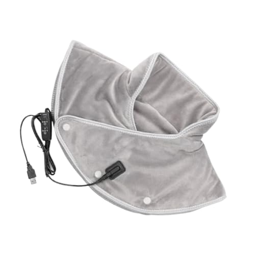 Zestivra Cojín térmico para cuello y hombros - Cojín térmico eléctrico con 3 niveles de temperatura | Cojín térmico portátil para relajarse, para mujer, para trabajo, estudio, conducción, meditación