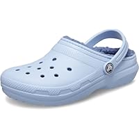 Crocs Toddler and Kids Classic Lined Clog, Blue Calcite, 5 Toddler