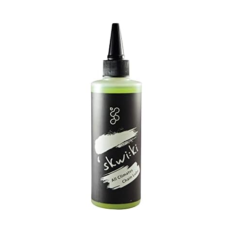 Skwiki All Climate Drive-Chain Lubricant, Innovation Nano Boron Nitride, Extraordinary Lubing, Extreme Low Declination for Tough Environments, Ultra Smooth and Upgraded Efficiency of Pedaling, 120ml Cover
