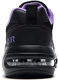 JARLIF Women's Air Tennis Running Shoes Fashion Sneakers Athletic Sports Walking Gym Work Shoes Size US 11,Blackpurple | Image 3