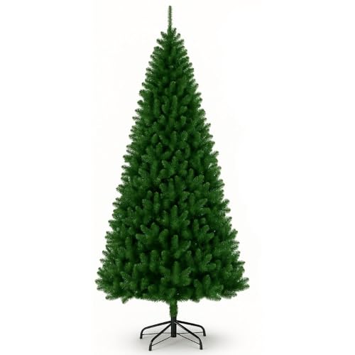 Árvore de Natal Luxo Pinheiro 2,10m 1000 Galhos — Cheia, Realista e Elegante Natal Encantador Decoração de Casa Decoração Natalina Inesquecível Base de Ferro Reforçada Resistente Linha Super Premium®