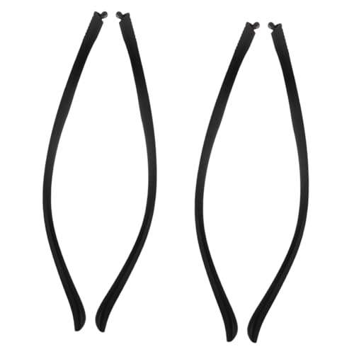 NOLITOY 2 Pairs Universal Glasses Arm Replacement Comfortable Temple for Eyeglasses Replacement Temple Trimmed Design