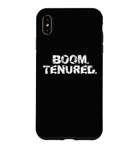 Boom. Tenured. �A�J�f�~�b�N �}�C���X�g�[�� �X�}�z�P�[�X iPhone XS Max �p