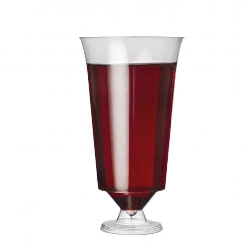 Verres à Vin Sans Pied En Plastique Recyclé - Lot De 50, Capacité 300 Ml, écologiques, Pour événements Et Extérieur