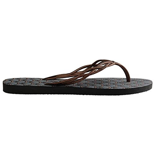 Chinelo Flash Sweet Royal, Havaianas, Feminino, Preto, 37/38