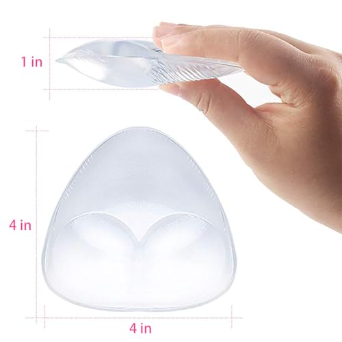 Image of Sticky Bra Inserts, Soft Lightweight Adhesive Bra Pads Push up Bikini Padding Reusable Washable Breast Enhancer