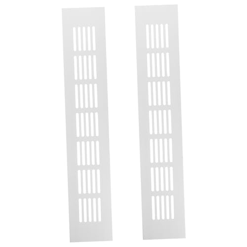 BESTonZON Malla Transpirable De Aluminio Rejilla De Ventilación Para Muebles 2 Unidades Para Cajones y Armarios