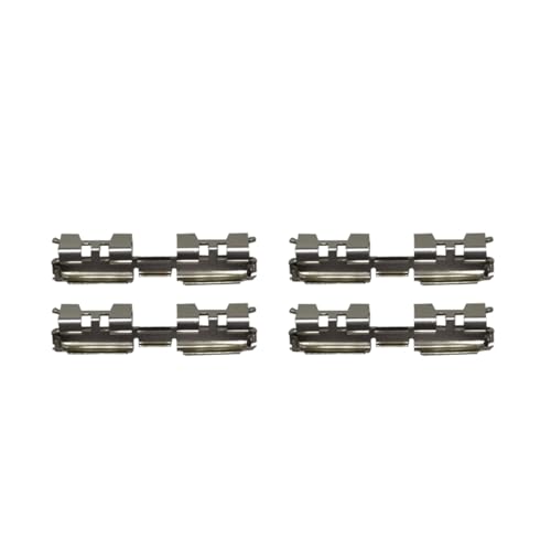Image of Detroit Axle - Rear Ceramic Brake Pads for 2015-2020 Ford F-150 2018-2021 Expedition 2018-2022 Lincoln Navigator, Brake Pads with Hardware Assembly 2019 Replacement