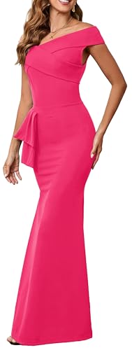 Image of Elegant Formal Maxi Dress for Women Sexy Red Evening Long Dresses Fashion Cocktail Party Dress for Wedding Guest