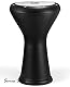 VD Vatan 3002 Ägyptische Darbuka, mit Beschichtung aus Kunstleder, groß, Durchmesser 22 cm, schwarz, 44,5 cm.