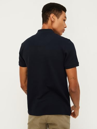 Image of Max Men Textured Zipper Polo T-Shirt