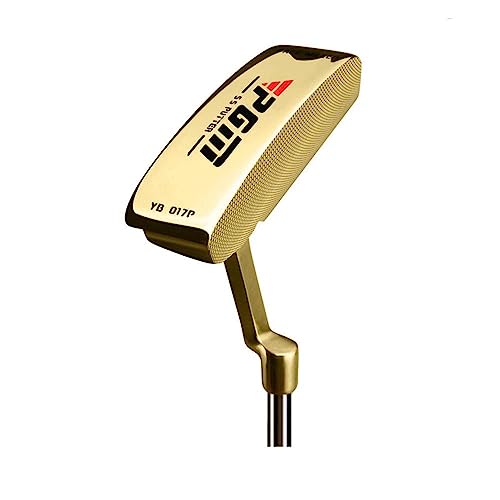 Putters de golf à lame de golf – Pour gaucher/droitier – Aide à l'entraînement au golf parfaite pour les golfeurs (droitier doré)