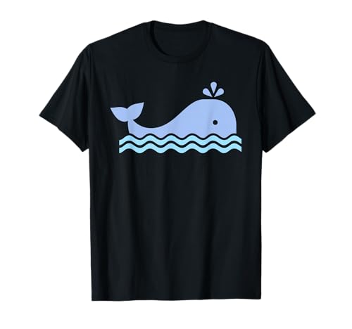 Cute Blue Whale T-Shirt