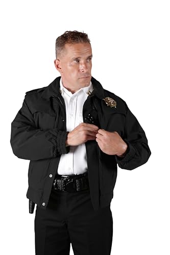 Men's Waterproof Duty Jacket, Military Outerwear, Work Utility & Security Jacket