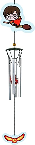 Image of Spoontiques Harry Potter Flying Quidditch Wind Chime - Outdoor Garden Decor - Decorative Chimes for Yard, Garden, Backyard and Patio Decoration