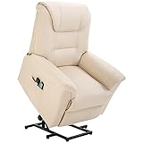 Elegantes Design: Das elegante Design passt in jedes Wohnzimmer. Der Bezug aus Kunstleder verleiht diesem Sessel zusätzlich einen modernen Look. Das Obermaterial ist langlebig und pflegeleicht.
