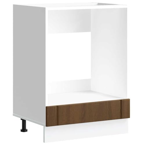 vidaXL Armadio Forno Lucca Rovere Marrone in Legno Multistrato, unità Forno, Armadio Forno da Cucina, unità Base Forno, unità Forno da Cucina