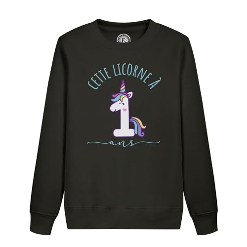 Sweatshirt Licorne 1 An pour l'anniversaire d'un enfant et célébration festive