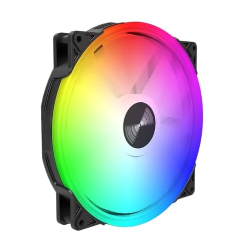 Ventilador para caja de computadora PC 20 cm compatible con TEUCER 20025 ARGB 5V 3