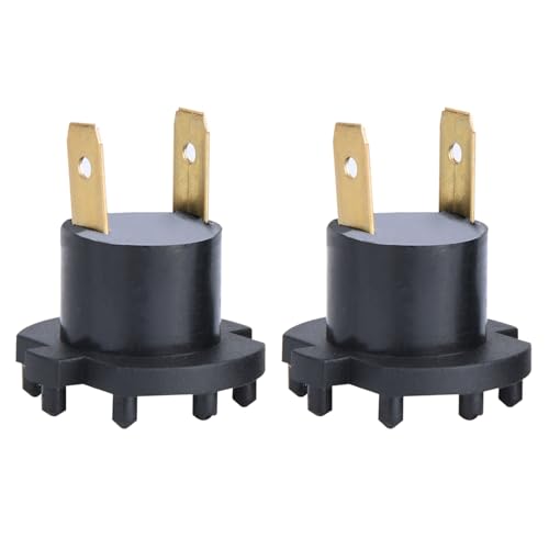 Enchufe para Faros Delanteros de Coche,1 Par de Conectores de Bombillas de Faros Delanteros,Soporte de Plástico para Bombillas de Faros Delanteros,Accesorios para Automóviles para