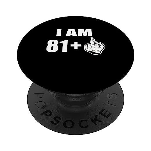 82 cumpleaños 82 cumpleaños hombre 82 años 82 año de vida PopSockets PopGrip Intercambiable