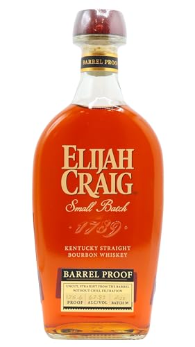 Elijah Craig - Barrel Proof Kentucky Straight Bourbon - Whiskey 70cl 62.8% ABV