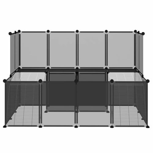 Cage en polypropylène et acier haute résistance avec plateforme et doubles rampes