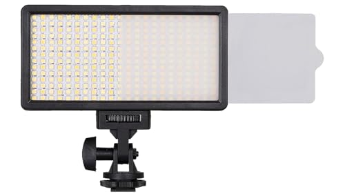 Image of Osaka Bi-Color Dimmable LED Video Light OS-LED-308 Pocket LED Slim for DSLR Video Cameras tiktok Photography YouTube Video Shooting with (Upto 1.2HRS) F750 Battery 8000 mAh and Fast Charger