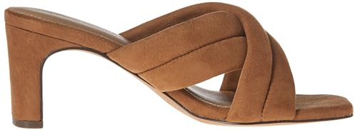 Image of Amazon Essentials Women's Crossover Block Heeled Mules Sandal with Padded Straps and Memory Foam Insole
