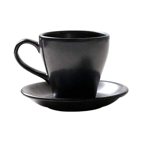 Tasse et assiette en céramique créative 300 ml pour éviter les cafés refroidis