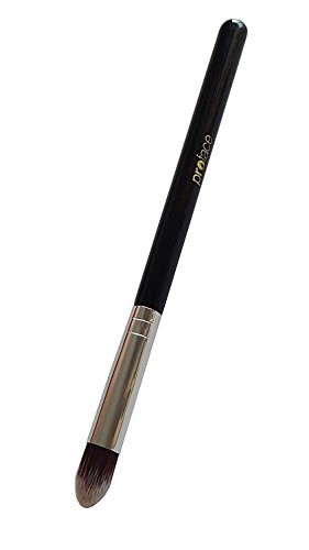 Mini Precision Tapered Kabuki Blending Brush - Mypreface Synthetic Small Tapered Eyeshadow Brush Best for Pigments & Glitter, Eye Concealer (Small, Synthetic,Black)