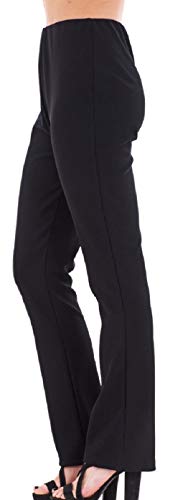 IDEAL ONLINE   Pantalón   Corte bota   para mujer Negro Negro ( 48 ES Regular 74 cm