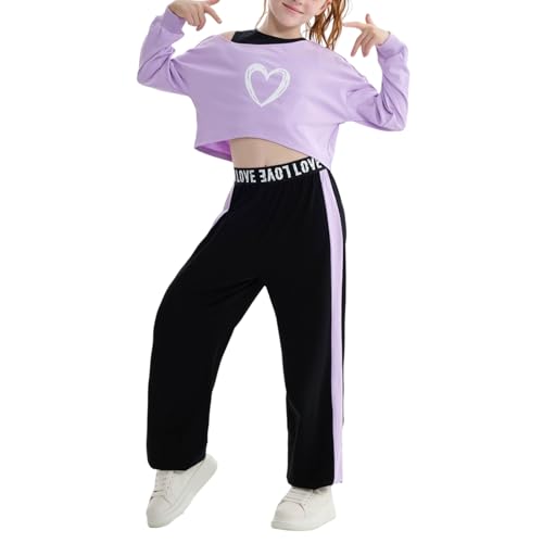 MIANZHI Girls 3 Piece Outfits Graphic Crop Top Camisole and Sweatpants Set Summer Workout Shirt Tank and Pants Overalls