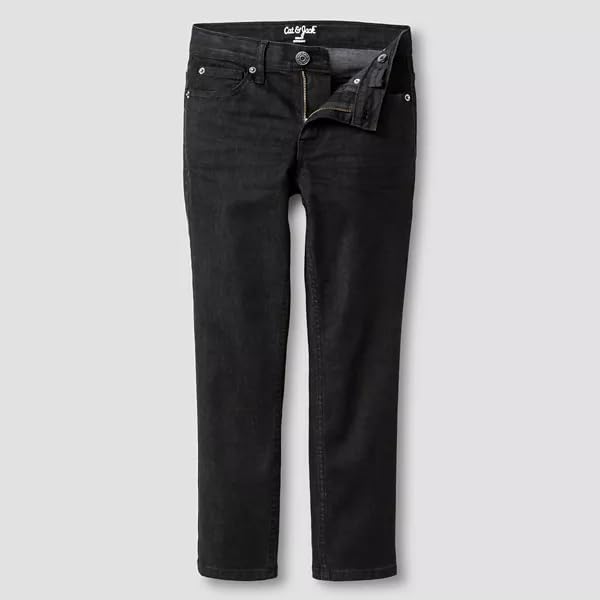 Cat & Jack Boys' Stretch Skinny Fit Jeans -4