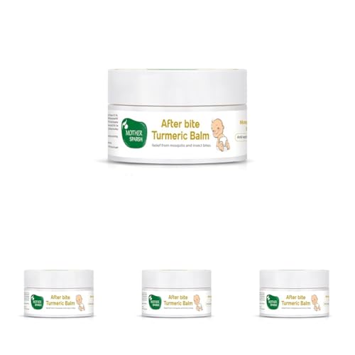 Image of Mother Sparsh After Bite Turmeric Balm for Rashes And Mosquito Bites, 100% Ayurvedic, Gentle Skin Roll-On Formula, 25gm (Pack of 4)