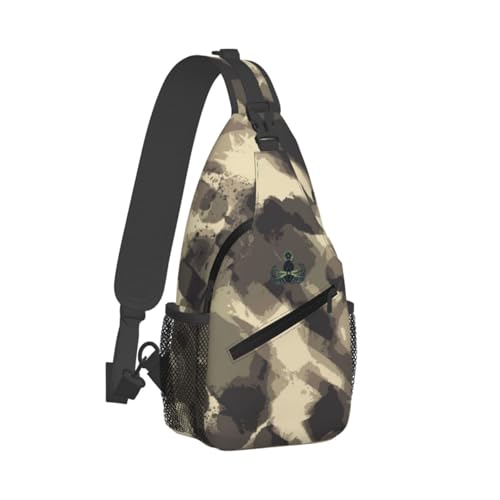 Morrales crossbody negros para hombre pequeño resistente agua