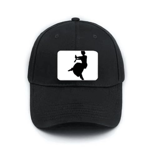 Casquette de baseball noire réglable style paon Dancer Art chapeau sport mode unisexe