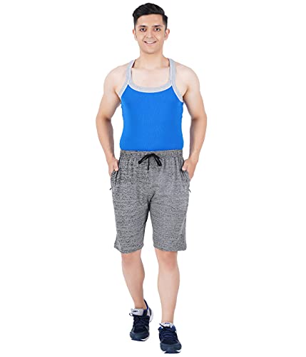 Image of GUIDE Men's Regular Fit Printed Cotton Shorts