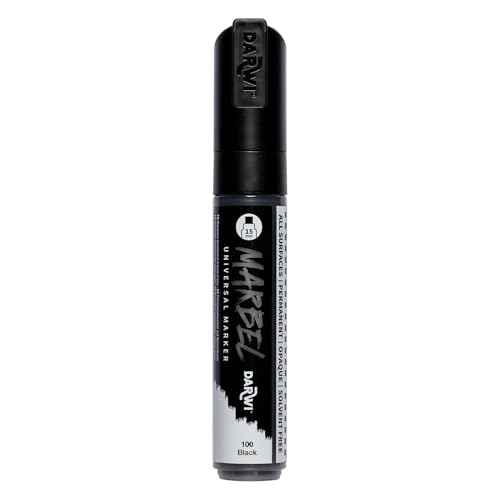 MARBEL DA0222015100C Marqueur Universel Noir Pointe Large 15mm
