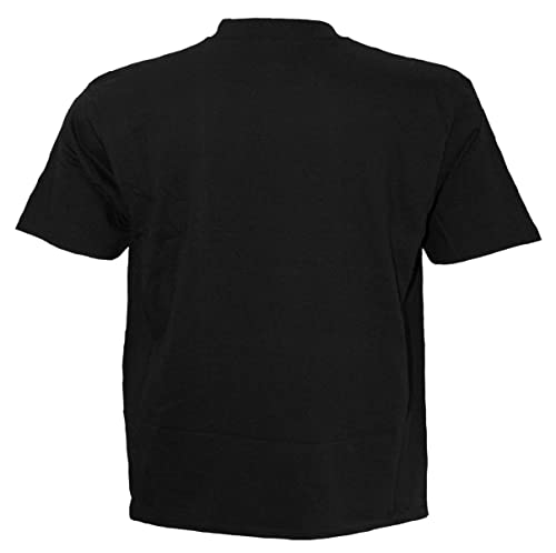 T-Shirt Loup et Roses Noir Homme en Coton Premium Coupe Regular - 3