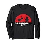 christmas aurus rex pigiama natalizio t-rex dinosauro albero di natale maglia a manica