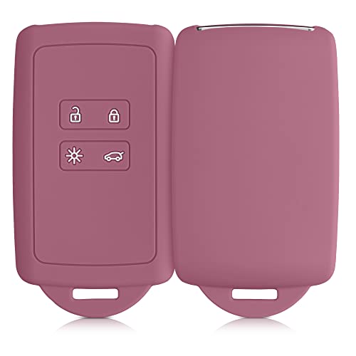 Cover Chiave Renault Kwmobile - Custodia Protettiva Oro Rosa Per Modelli Keyless Go, Anti Graffi E Urti - Foto 11